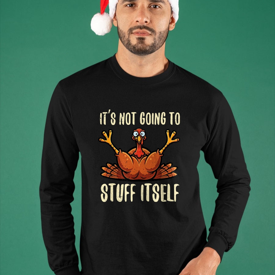 Best Thanksgiving Family Shirt , Funny Thanksgiving UnisexT-Shirt/Hoodie/Sweatshirt HLT00 - Turkey Split Not Going to Stuff Itself Thanksgiving Women T-Shirt