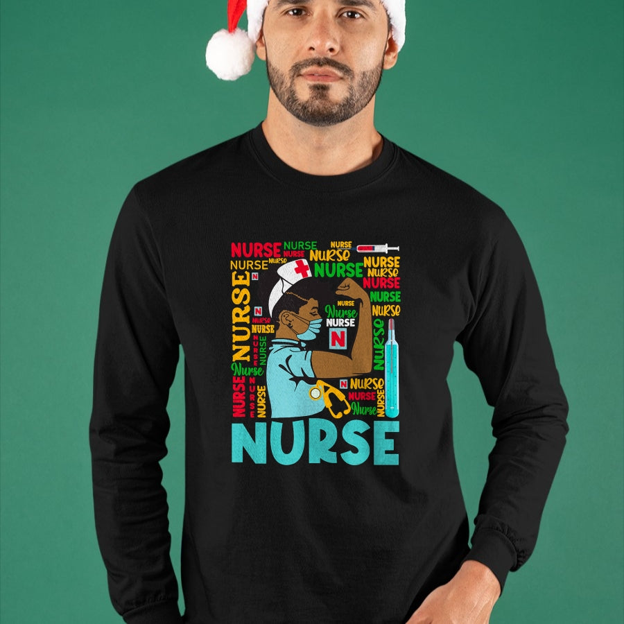 Funny Nurse Shirt, Nurse Unisex T-Shirt/Hoodie/Sweatshirt HLT00 - Womens Dy Black Nurse 2020 Costume Black History Month Gifts T-Shirt