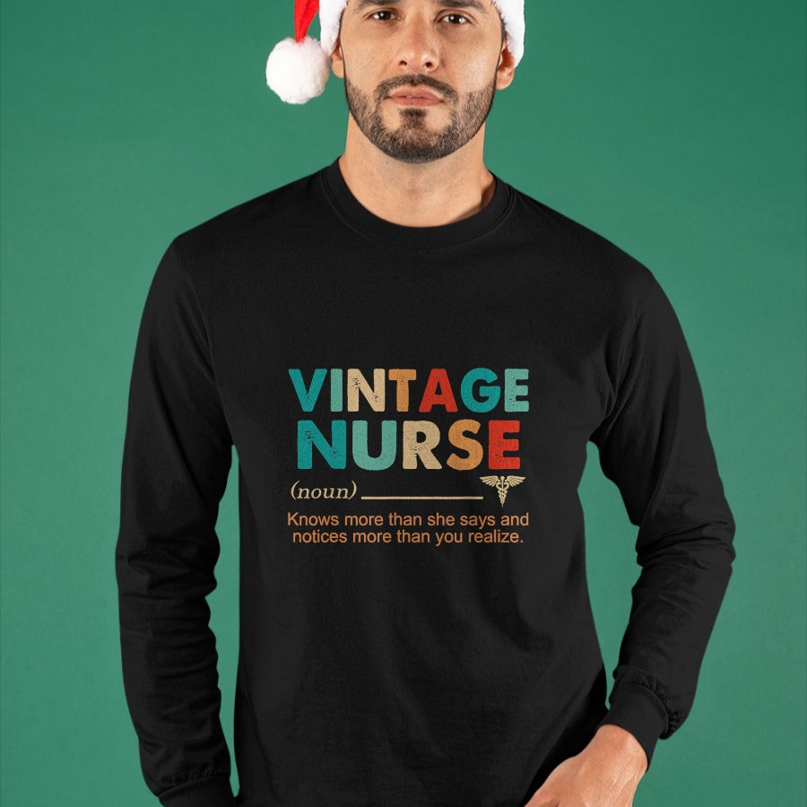 Funny Nurse Shirt, Nurse Unisex T-Shirt/Hoodie/Sweatshirt HLT00 - Vintage nurse T-Shirt
