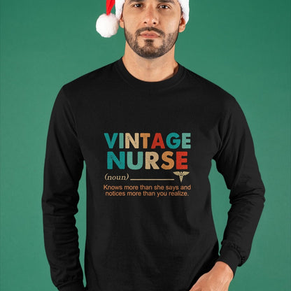 Funny Nurse Shirt, Nurse Unisex T-Shirt/Hoodie/Sweatshirt HLT00 - Vintage nurse T-Shirt