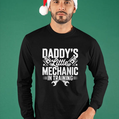 Best Mechanic Life Shirt, Funny Mechanic UnisexT-Shirt/Hoodie/Sweatshirt HLT00 - Daddy's Little Mechanic in Training Shirt Funny Little Boy T-Shirt