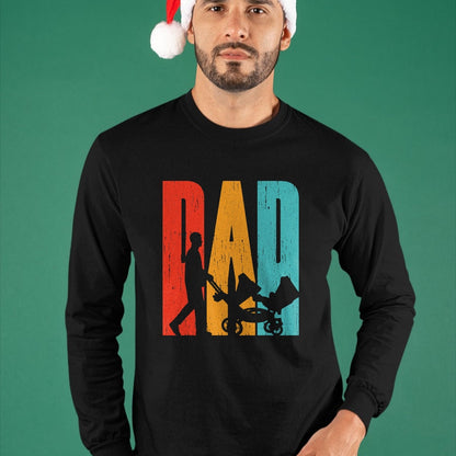 Gift for Dad Shirt, Funny Dad Unisex T-Shirt/Hoodie/Sweatshirt HLT00 – Mens Proud Father of Twins Dad of Twins Identical or Fraternal T-Shirt