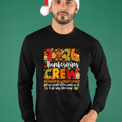 Best Thanksgiving Family Shirt , Funny Thanksgiving UnisexT-Shirt/Hoodie/Sweatshirt HLT00 - Family Thanksgiving 2026 Thanksgiving Crew Turkey Matching T-Shirt (6)