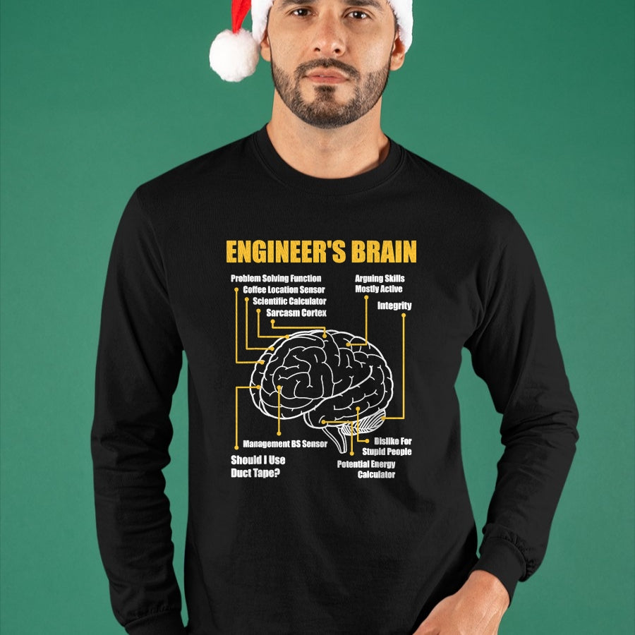 Best Mechanic Life Shirt, Funny Mechanic UnisexT-Shirt/Hoodie/Sweatshirt HLT00 - Engineer's Brain - Funny Sarcastic Engineering Gift Short Sleeve T-Shirt