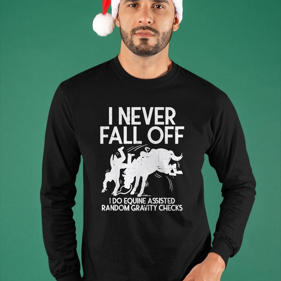 Best Horse Lover Shirt , Funny Horse UnisexT-Shirt/Hoodie/Sweatshirt HLT00 - Never Fall Off Horse Funny Horseback Riding Equestrian Gift T-Shirt
