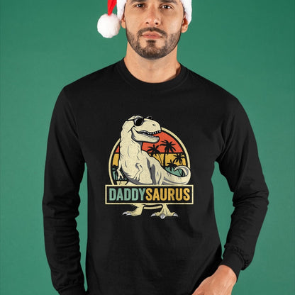 Best Dinosaur Lover Shirt, Funny Dinosaur UnisexT-Shirt/Hoodie/Sweatshirt HLT00 - Daddysaurus T Rex Dinosaur Daddy Saurus Family Matching T-Shirt