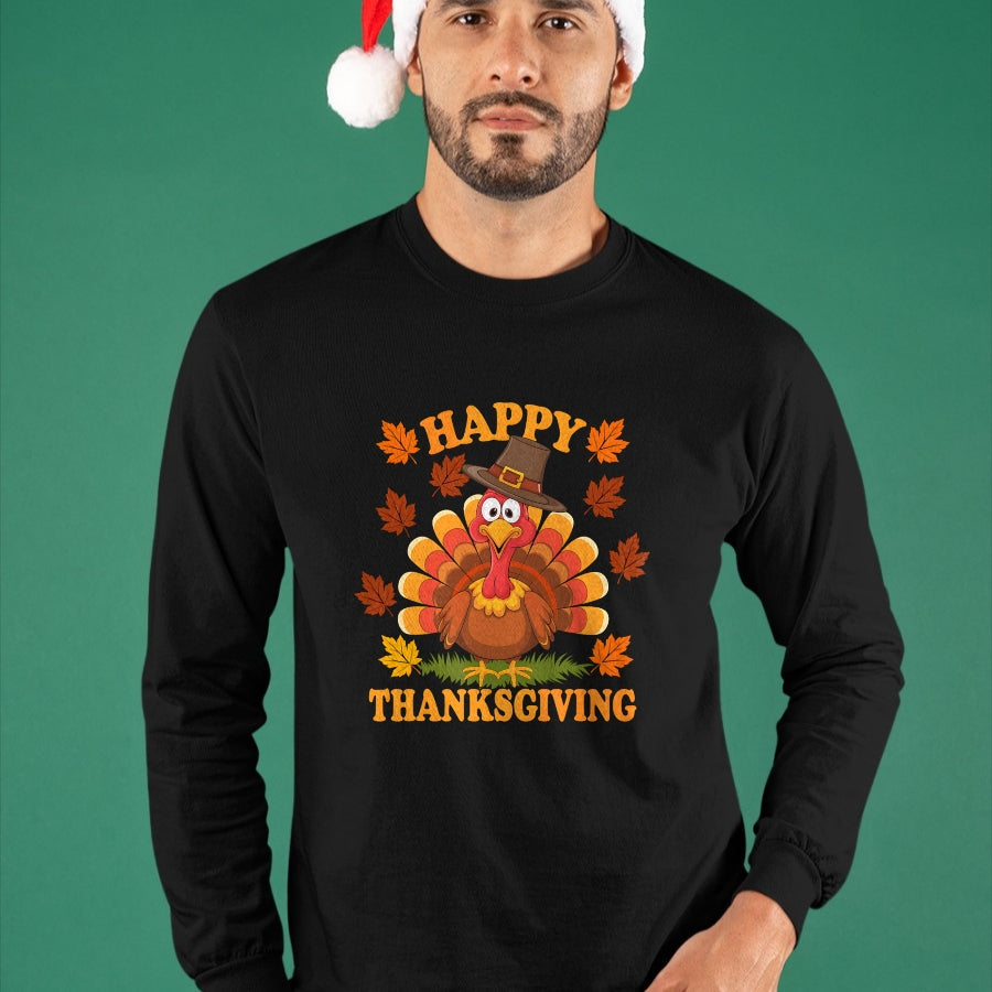 Best Thanksgiving Family Shirt , Funny Thanksgiving UnisexT-Shirt/Hoodie/Sweatshirt HLT00 - Happy Thanksgiving Funny Turkey Family Dinner Thanksgiving T-Shirt