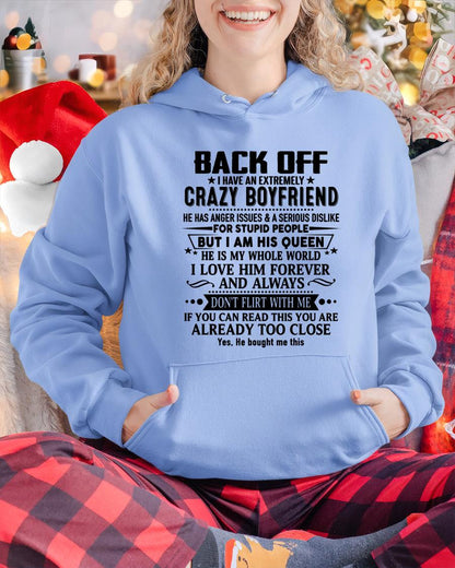 Back Off I Have An Extremely Crazy Boyfriend - - Gift For Wife From Husband - CCDI00 (SKUT-BACKOFF-00)