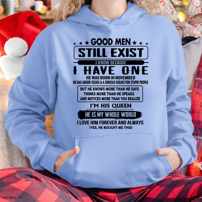 November - Good men Still Exist - gift for your girlfriend, wife from Husband - CCDI11 (SKU-GM-11)