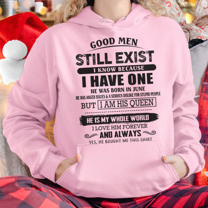 June - Good Men Still Exist - Perfect Gift For Your Girlfriend, Wife From Husband / Man - ccdi06 (SKU07-166-06)