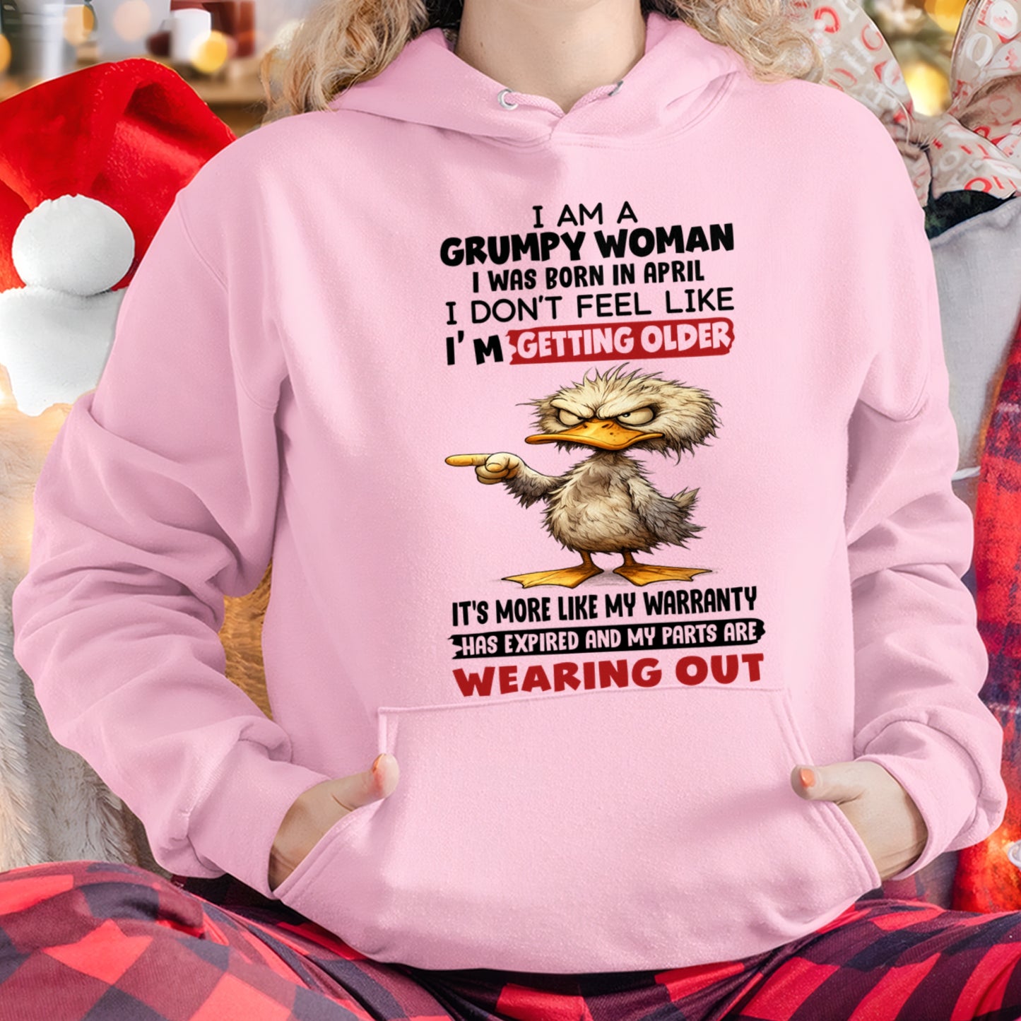 ccdi04 - Funny Grumpy Woman Shirt Born in April – Birthday Gift Idea - FMA (SKU2602-175-04)
