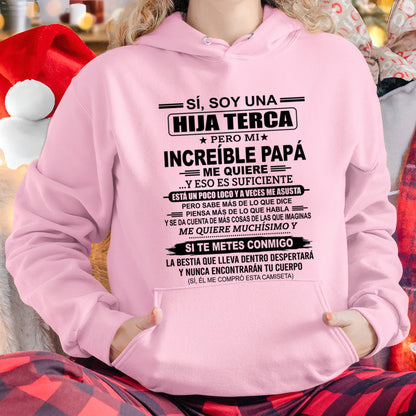 TBN00 - SÍ, SOY UNA HIJA TESTARUDA CAMISETA – Regalo de Cumpleaños de un Papá - ccdi00 (SKU2606-271-00)
