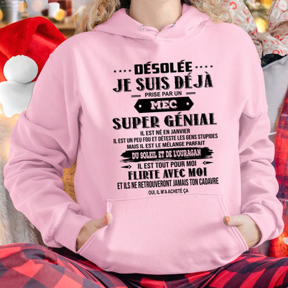 DÉSOLÉE JE SUIS DÉJÀ PRISE PAR UN MEC SUPER GÉNIAL IL EST NÉ EN JANVIER Fr01 male