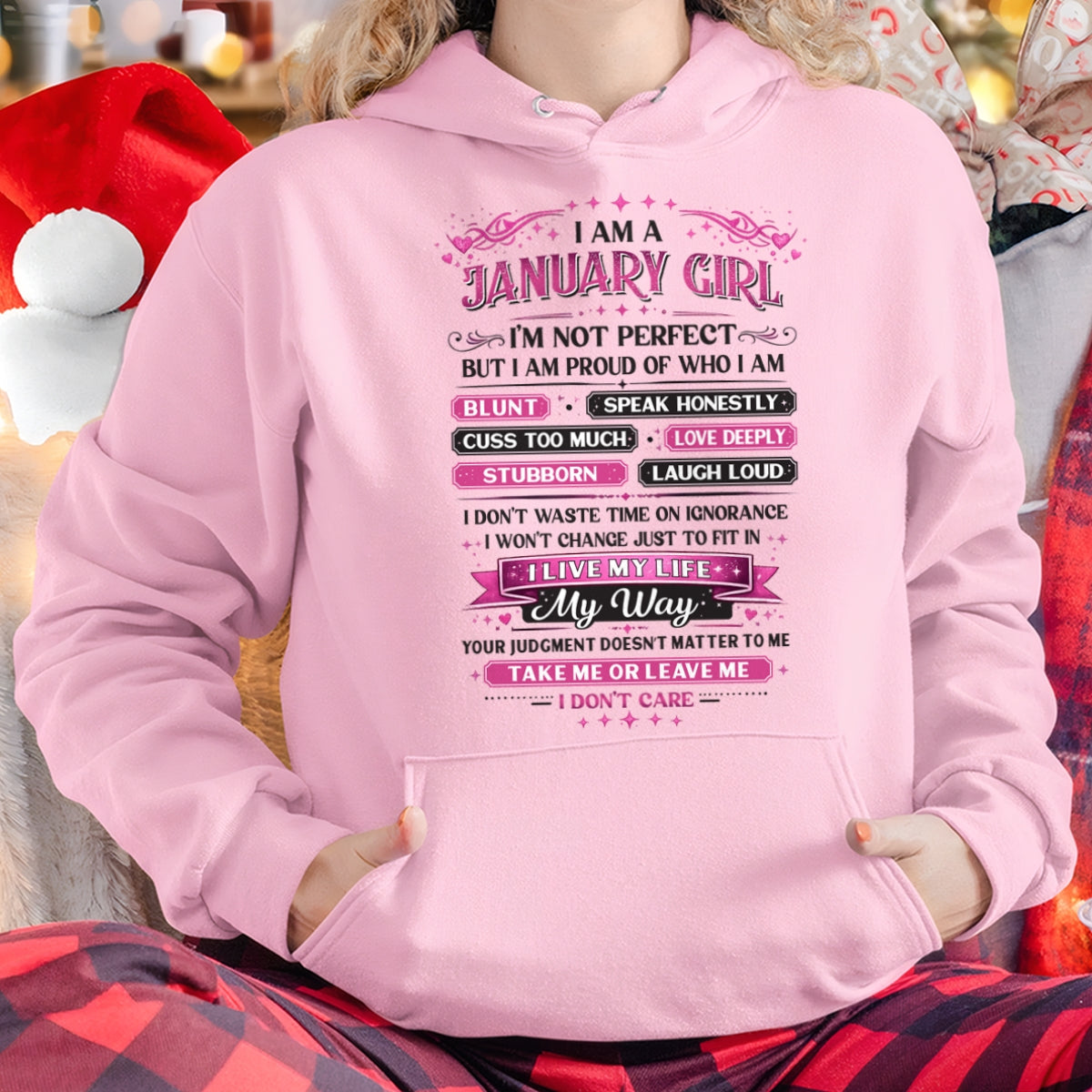 "I AM A JANUARY GIRL" - Birthday Gift For January Girls - FMA ccdi01 (SKU26T-01260-01)