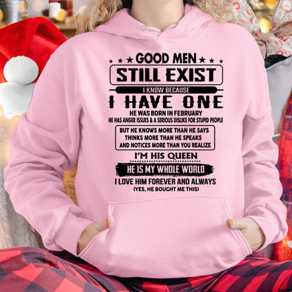 February - Good men Still Exist - gift for your girlfriend, wife from Husband - CCDI02 (SKU-GM-02)