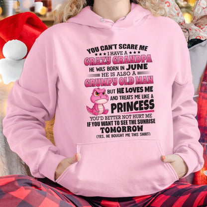JUNE - YOU CAN’T SCARE ME, I HAVE A CRAZY GRANDPA - TO GRANDDAUGHTER FROM GRANDPA ccdi06 (SKU09-105-06)