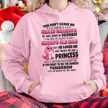 DECEMBER - YOU CAN’T SCARE ME, I HAVE A CRAZY GRANDPA - TO GRANDDAUGHTER FROM GRANDPA ccdi12 (SKU09-105-12)