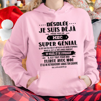 DÉSOLÉE JE SUIS DÉJÀ PRISE PAR UN MEC SUPER GÉNIAL IL EST NÉ EN Fr00 male