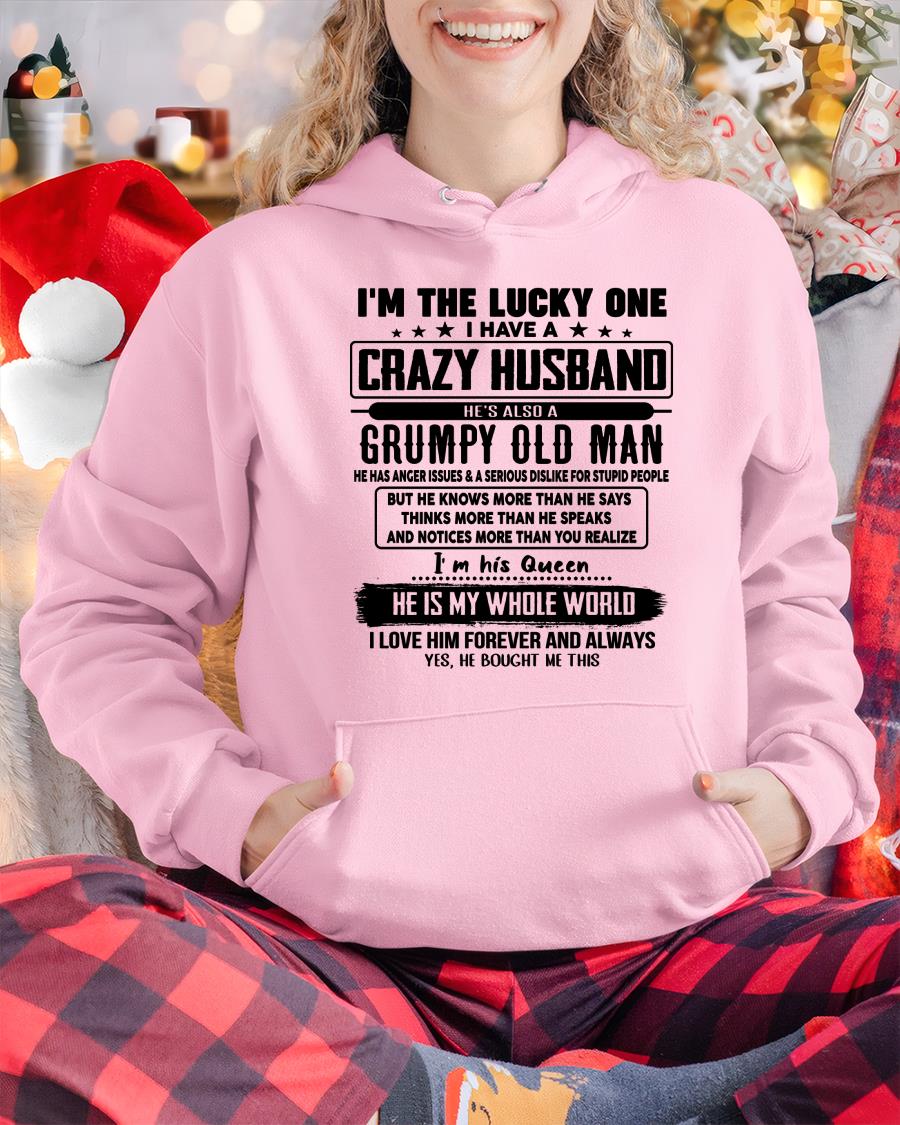 I am Lucky One I Have A Crazy Husband - Gift for Wife From Husband - NGHL00 (SKUT-LUCKYONE-00)