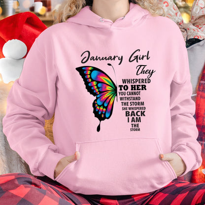 JANUARY GIRL, THEY WHISPERED TO HER YOU CANNOT WITHSTAND THE STORM SHE WHISPERED BACK I AM THE STORM – ccdi01 fma ( SKU26T-01297-01)
