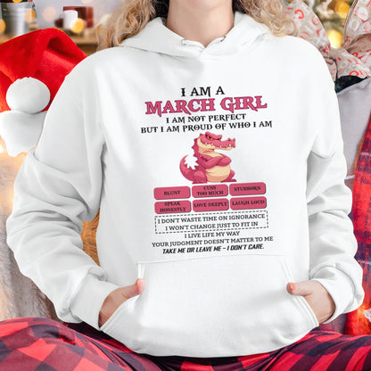 March Girl Shirt – Birthday Gift for Women - ccdi03 FMA (SKU10-80-03)