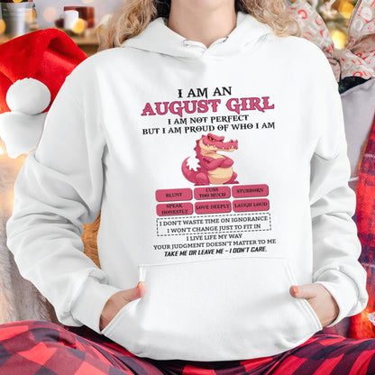 August Girl Shirt – Birthday Gift for Women - ccdi08 FMA (SKU10-80-08)