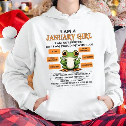"I AM A JANUARY GIRL" - Birthday Gift For January Girls - FMA ccdi01 (SKU2602-189-01)
