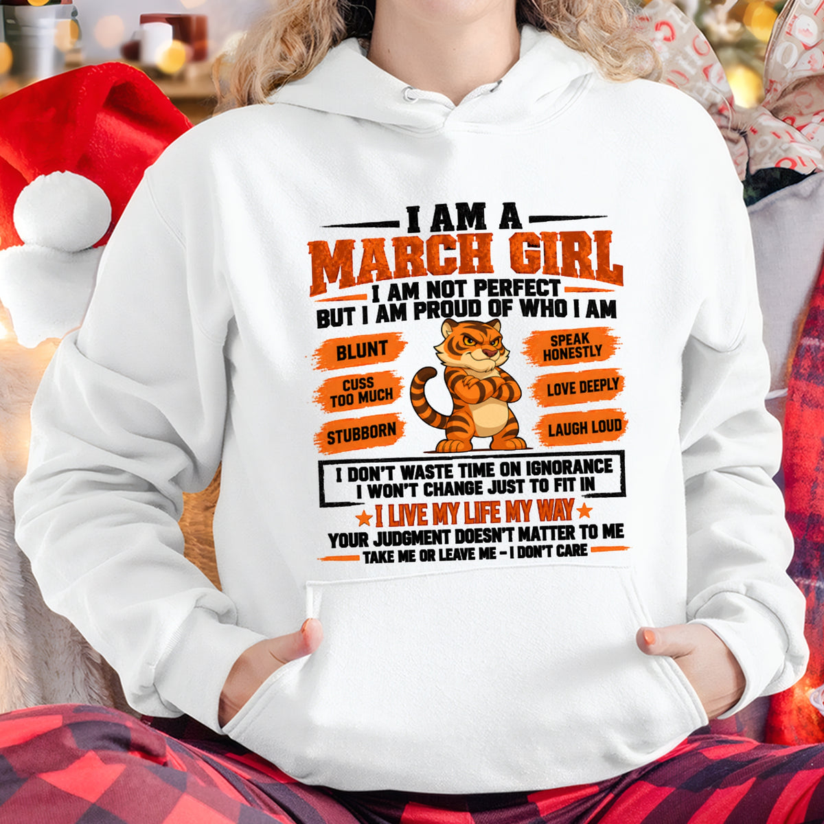 "I AM A MARCH GIRL" - Birthday Gift For March Girls - FMA ccdi03 (SKU2609-317-03)