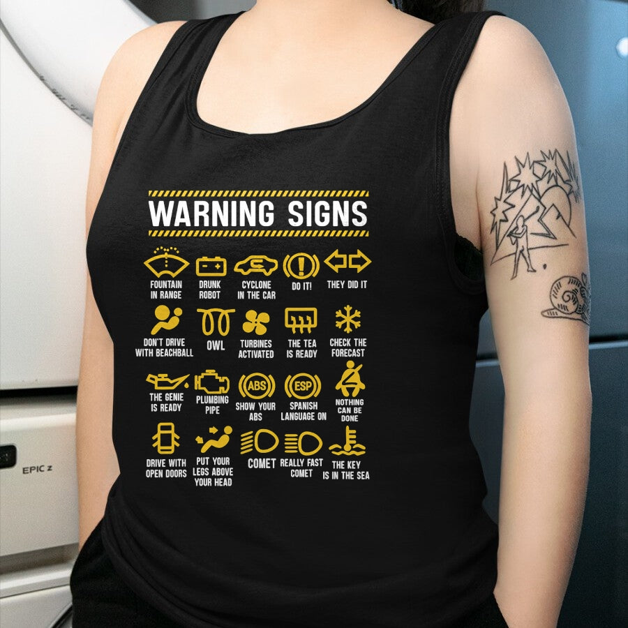 Best Mechanic Life Shirt, Funny Mechanic UnisexT-Shirt/Hoodie/Sweatshirt HLT00 - Warning Signs 101 Funny Car Mechanic T-Shirt