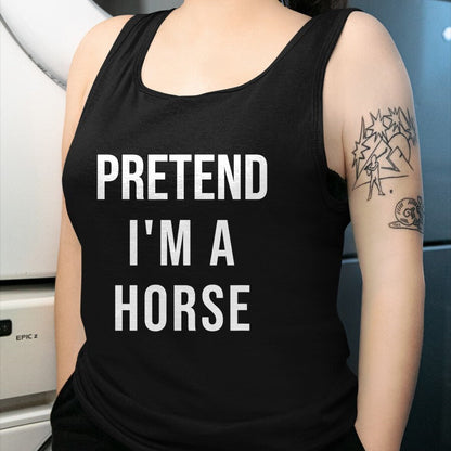 Best Horse Lover Shirt , Funny Horse UnisexT-Shirt/Hoodie/Sweatshirt HLT00 - Lazy Halloween Pretend I_m A Horse Costume Funny Party T-Shirt
