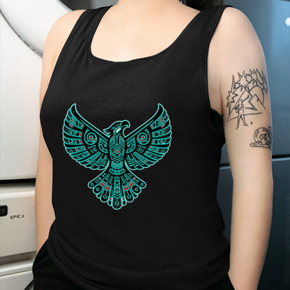 Native American T-Shirts, Vintage Native American Unisex T-Shirt/Hoodie/Sweatshirt HLT00 - Thunderbird Native American Tribal Art (3)