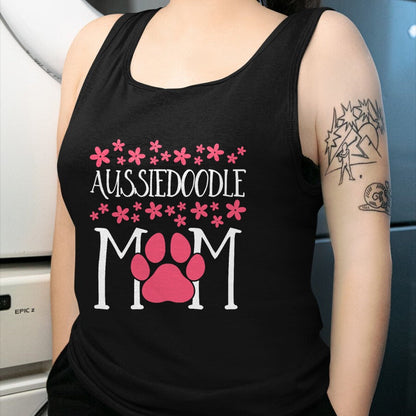 Gift for Mom Shirt, Funny Mom Unisex T-Shirt/Hoodie/Sweatshirt HLT00 - Aussiedoodle Mom T-Shirt Doodle awesome Dog lover T-Shirt