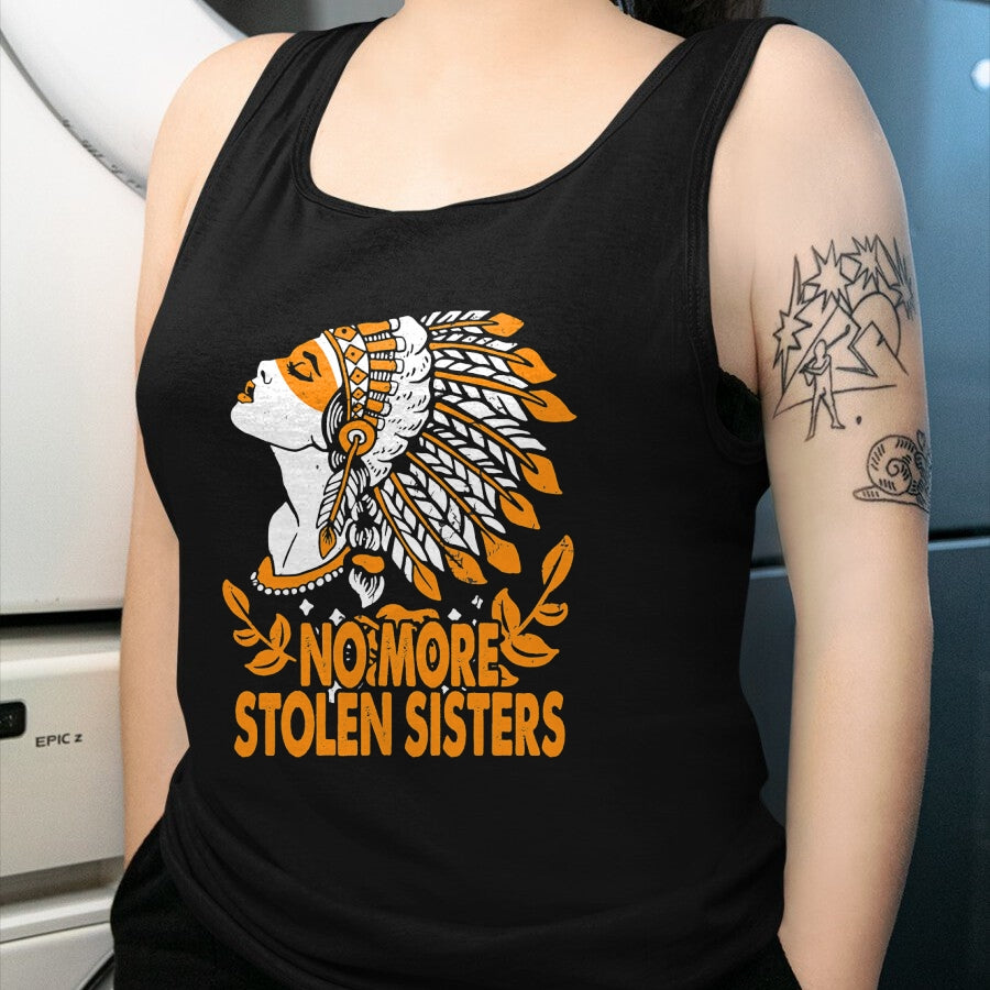 Native American T-Shirts, Vintage Native American Unisex T-Shirt/Hoodie/Sweatshirt HLT00 - Native American No More Stolen Sisters MMIW