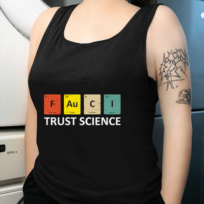 Best Doctor Shirt, Funny Doctor UnisexT-Shirt/Hoodie/Sweatshirt HLT00 - Fauci Trust Science Periodic Table - Team Doctor Anthony T-Shirt