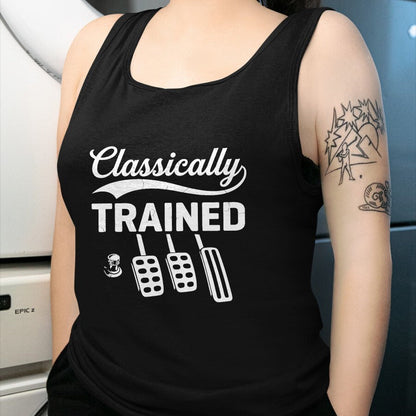 Best Mechanic Life Shirt, Funny Mechanic UnisexT-Shirt/Hoodie/Sweatshirt HLT00 - Classically Trained with Dimmer Manual Car Pedals Driving T-Shirt