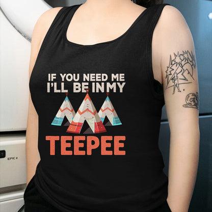 Native American T-Shirts, Vintage Native American Unisex T-Shirt/Hoodie/Sweatshirt HLT00 - Vintage Native American Teepee Indian