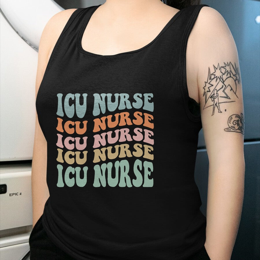 Funny Nurse Shirt, Nurse Unisex T-Shirt/Hoodie/Sweatshirt HLT00 - ICU Nurse Intensive Care Unit Nurse Nursing Critical Care T-Shirt