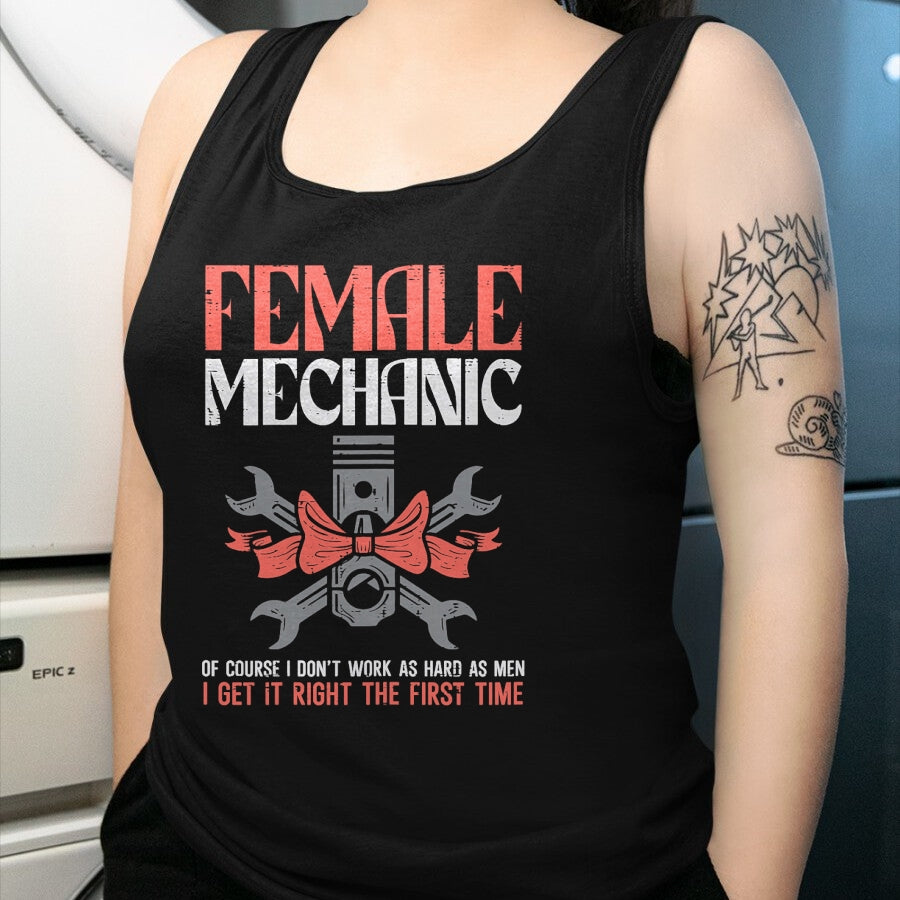 Best Mechanic Life Shirt, Funny Mechanic UnisexT-Shirt/Hoodie/Sweatshirt HLT00 - Female Mechanic Funny Car Auto Garage Women Mom T-Shirt