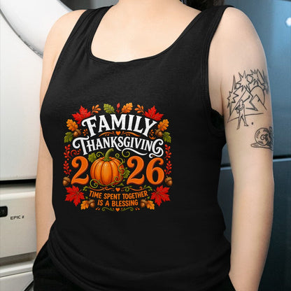Best Thanksgiving Family Shirt , Funny Thanksgiving UnisexT-Shirt/Hoodie/Sweatshirt HLT00 - Family Thanksgiving 2026 Thanksgiving Crew Matching Group T-Shirt
