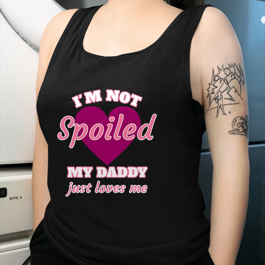 Best Wife Shirt, Wife and Husband Unisex T-Shirt/Hoodie/Sweatshirt HLT00 - Girls I'm Not Spoiled My Daddy Just Loves Me Funny Daughter T-Shirt
