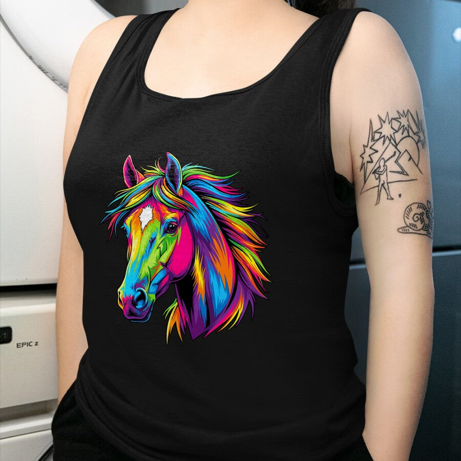 Best Horse Lover Shirt , Funny Horse UnisexT-Shirt/Hoodie/Sweatshirt HLT00 - Colorful Pop Art Horse T-Shirt