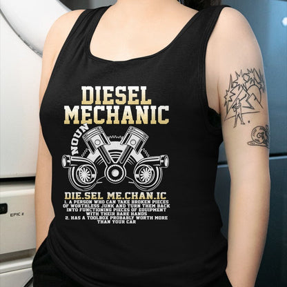 Best Mechanic Life Shirt, Funny Mechanic UnisexT-Shirt/Hoodie/Sweatshirt HLT00 - Diesel Mechanic Noun T-Shirt I Am A Mechanic T-Shirt T-Shirt