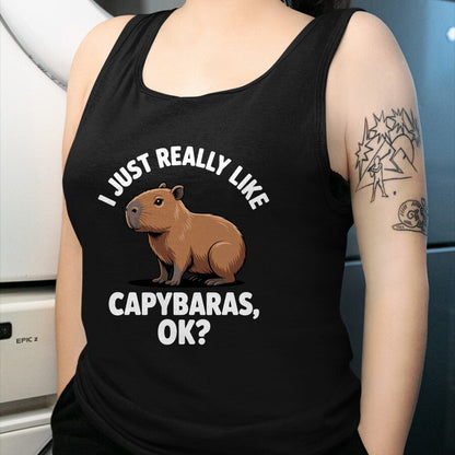 Cute Capybara Shirt, Funny Capybara Unisex T-Shirt/Hoodie/Sweatshirt HLT00 - Funny Capybara Art for Men Women Kids Capy Rodent Capybara T-Shirt