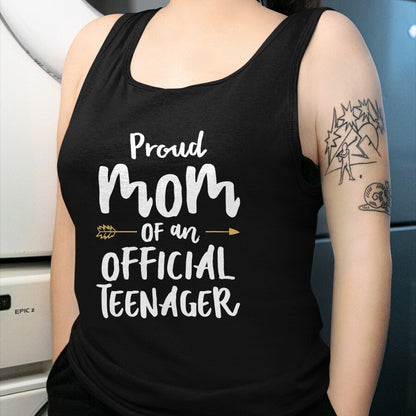Gift for Mom Shirt, Funny Mom Unisex T-Shirt/Hoodie/Sweatshirt HLT00 - Official teenager mom shirt 13th Birthday party mom_s outfit T-Shirt