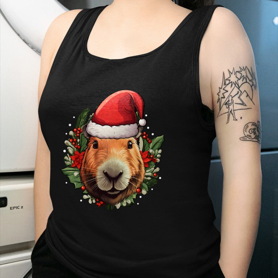 Cute Capybara Shirt, Funny Capybara Unisex T-Shirt/Hoodie/Sweatshirt HLT00 - Funny Christmas Capybara Long Sleeve T-Shirt