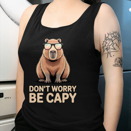 Cute Capybara Shirt, Funny Capybara Unisex T-Shirt/Hoodie/Sweatshirt HLT00 - Funny Capybara Design for Men Women Adults Capybara Lover T-Shirt