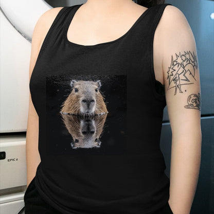 Cute Capybara Shirt, Funny Capybara Unisex T-Shirt/Hoodie/Sweatshirt HLT00 - Funny Graphic Capybara Long Sleeve T-Shirt (10)