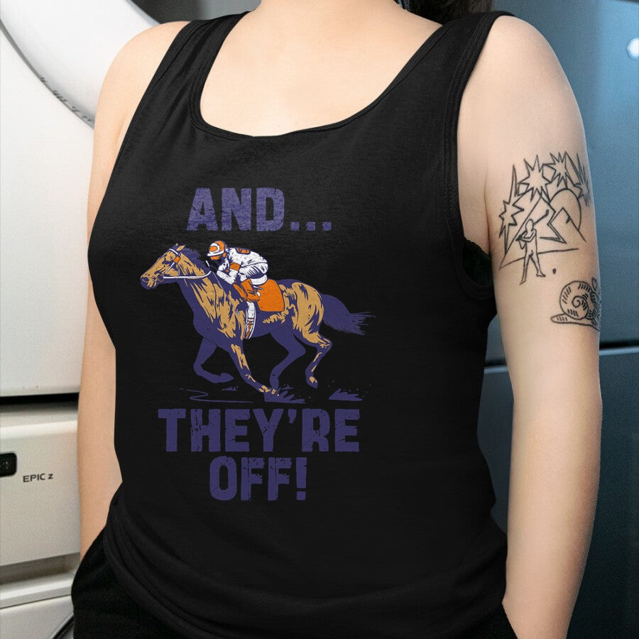 Best Horse Lover Shirt , Funny Horse UnisexT-Shirt/Hoodie/Sweatshirt HLT00 - Horse Racing Shirt Toddler Kids Boys Girls and They_re Off T-Shirt