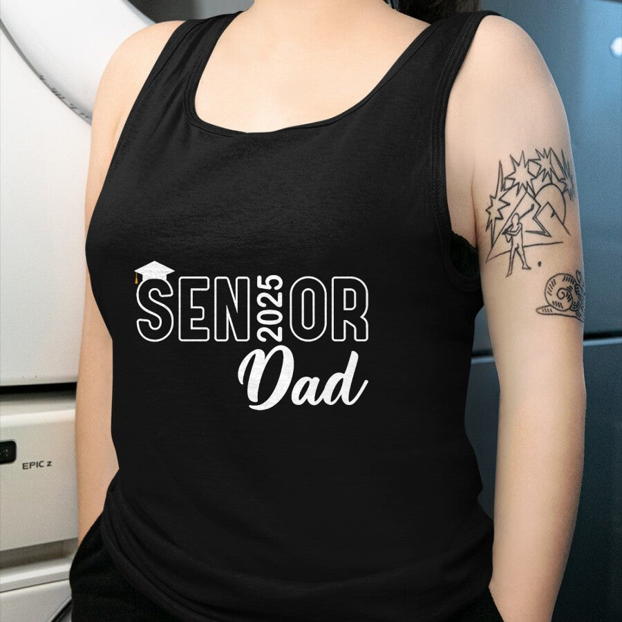 Gift for Dad Shirt, Funny Dad Unisex T-Shirt/Hoodie/Sweatshirt HLT00 – Proud Senior Dad 2025 Senior 2025 Dad Class Of 2025 Father T-Shirt