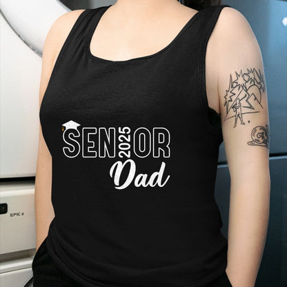 Gift for Dad Shirt, Funny Dad Unisex T-Shirt/Hoodie/Sweatshirt HLT00 – Proud Senior Dad 2025 Senior 2025 Dad Class Of 2025 Father T-Shirt